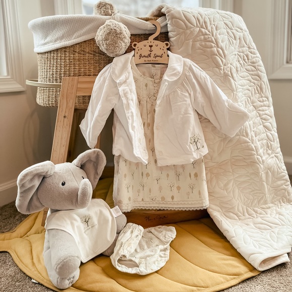 JANIE & JACK Baby Girl Set matching bundle - Picture 1 of 11